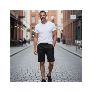 Volcom Men's Charcoal Flat Front Shorts